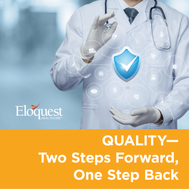 Two Steps Forward, One Step Back Text: Quality Two Steps Forward, One Step Back
