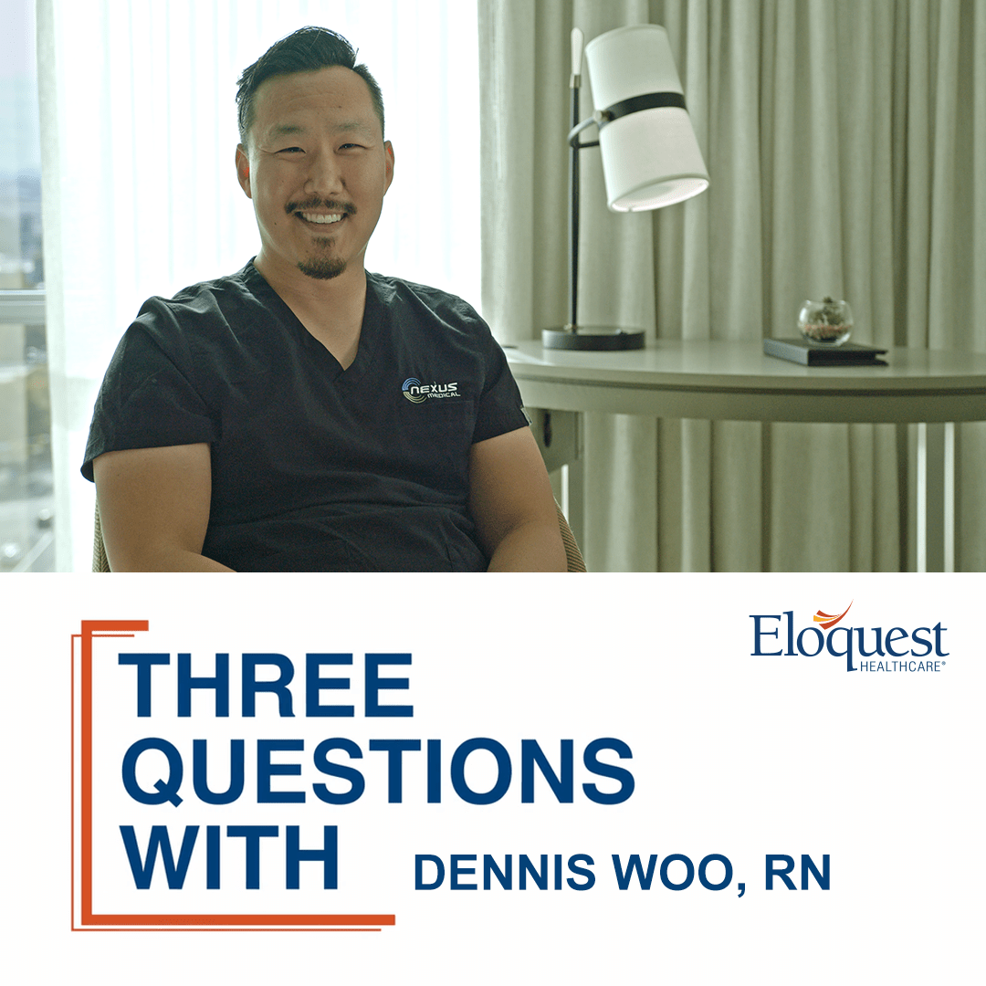 Three Questions with Dennis Woo, RN