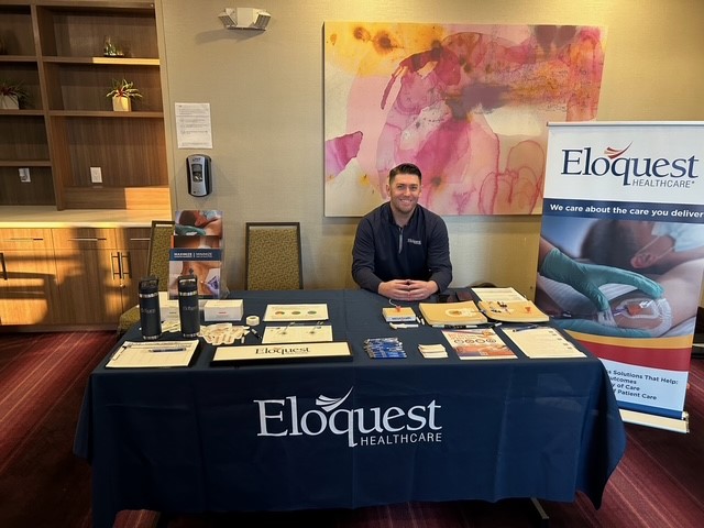 Representative at a local trade show event