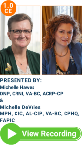 View Recording presented by Mickey Hawes and Michelle DeVries.